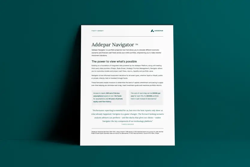 Addepar Navigator Fact Sheet