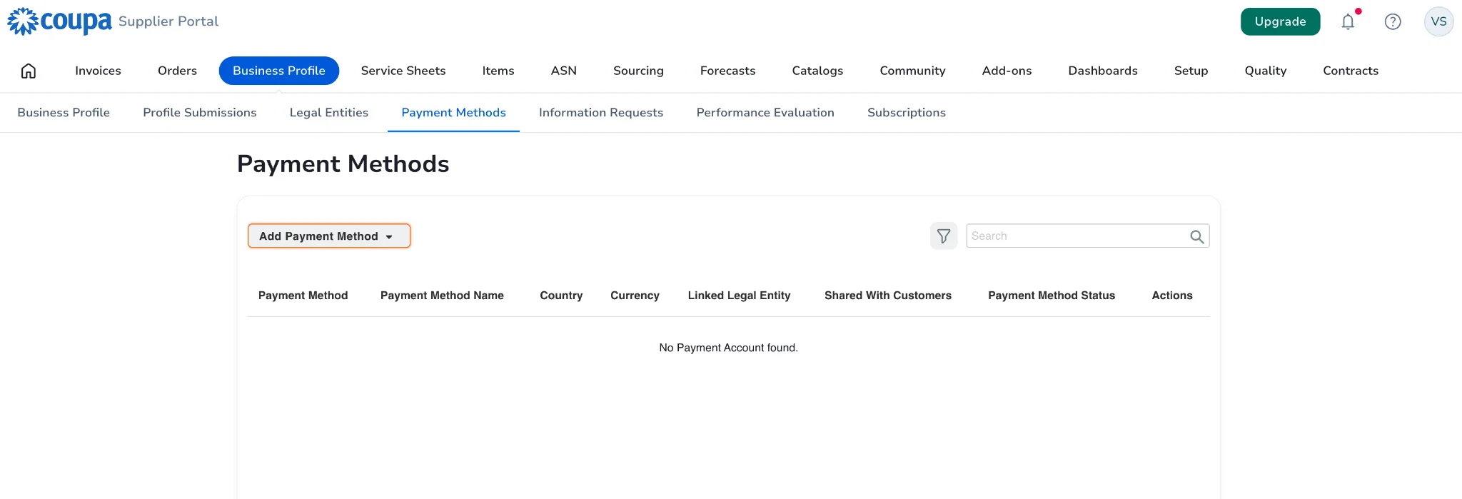 coupa supplier portal